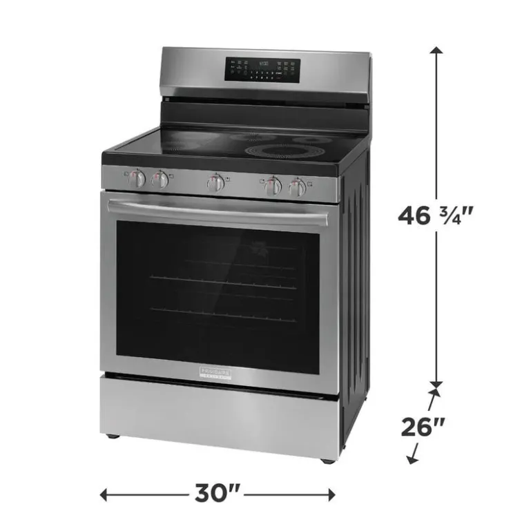 Frigidaire Gallery FRIGIDAIRE Range 30" Electric Glass-Ceramic - GCRE306CBF Stainless Clearance