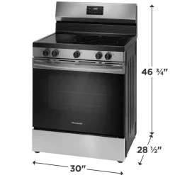 Frigidaire Range 30" Electric Glass-Ceramic - FCRE305CBS Stainless Outlet