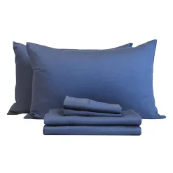 Full Bamboo Bed Sheet Set - Blue Blue Moon