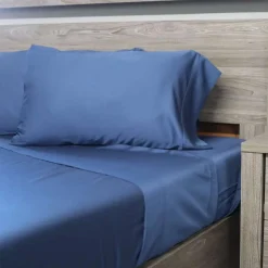 Full Bamboo Bed Sheet Set - Blue Blue Moon