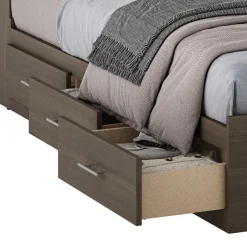 SUA-V Full Bed with 6-Drawer Storage and Headboard (54