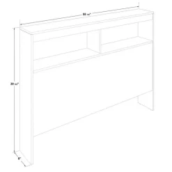 SUA-V Full Bed with 6-Drawer Storage and Headboard (54