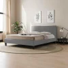 Full Bed with Headboard (54") - Grey Clearance