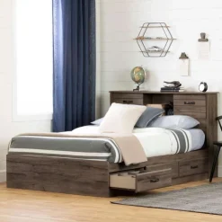 Meubles South Shore Full Bed with Headboard (54") - South Shore Brown Sale