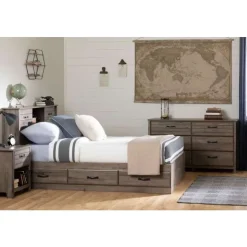 Meubles South Shore Full Bed with Headboard (54