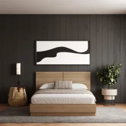 Nexera Full Bed with Headboard (54
