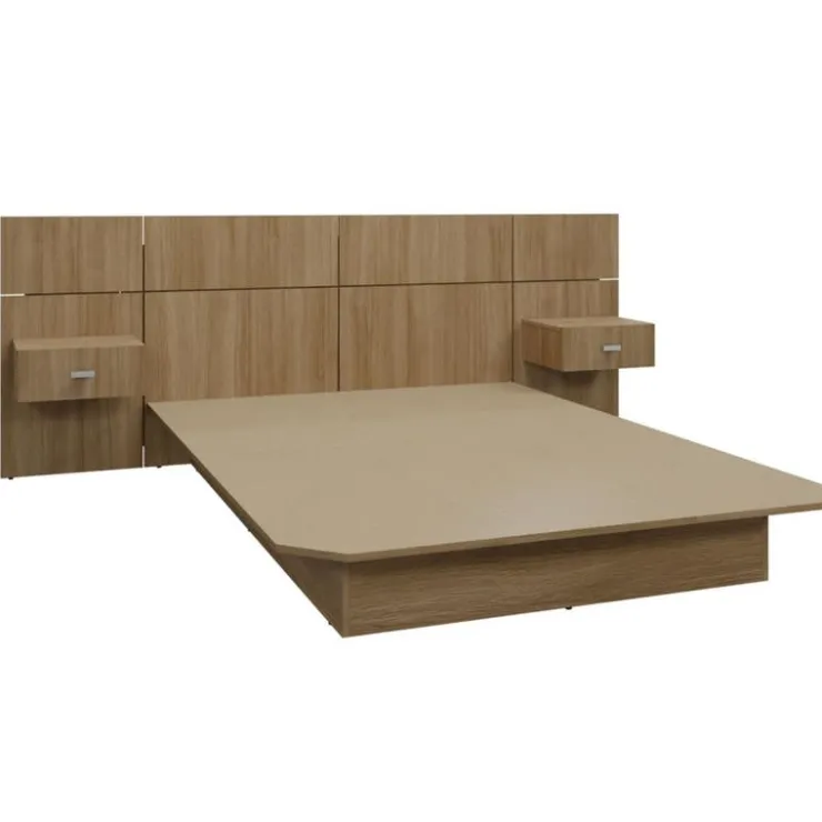 SUA-V Full Bed with Wall Units and Nightstands (54") Fashionista Sale