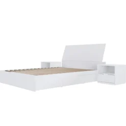 Nexera Full Bedroom Set with 3-Drawer Storage (54