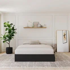 Nexera Full 3-Drawer Storage Bed (54") - Black Sale