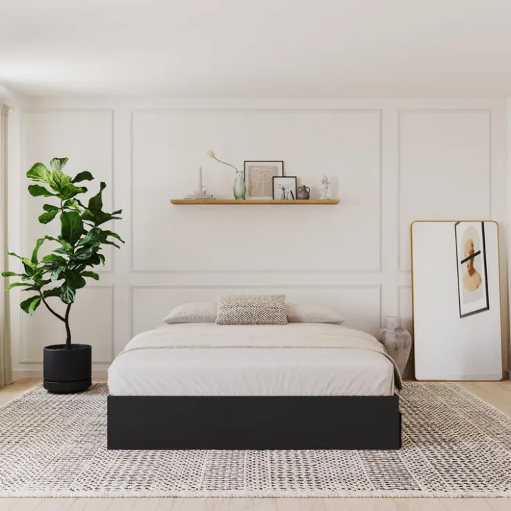 Nexera Full 3-Drawer Storage Bed (54") - Black Sale