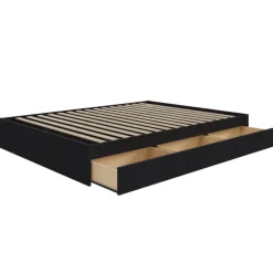 Nexera Full 3-Drawer Storage Bed (54") - Black Sale