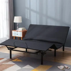 Full Electric Bed (54") Grey Hot
