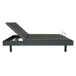 Full Electric Bed (54") Grey/Black Discount