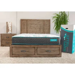 Dreamstar Full Firm Foam Mattress-in-a-Box - 54" Turquoise