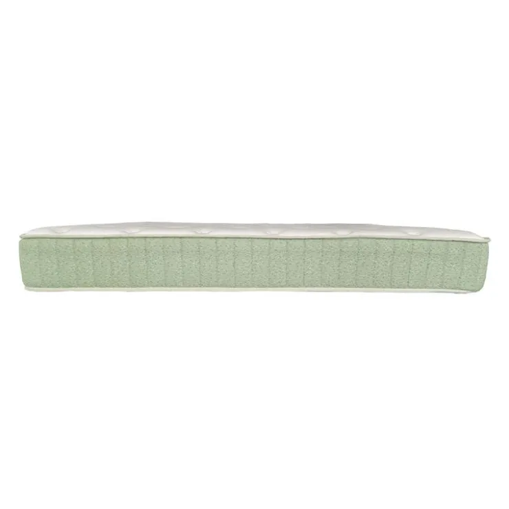 Full Firm Mattress-in-a-Box with Pocket Coils - 54" Green/White Outlet