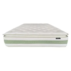 Full Medium-Firm Hybrid Mattress-in-a-Box - 54" Green/White Sale