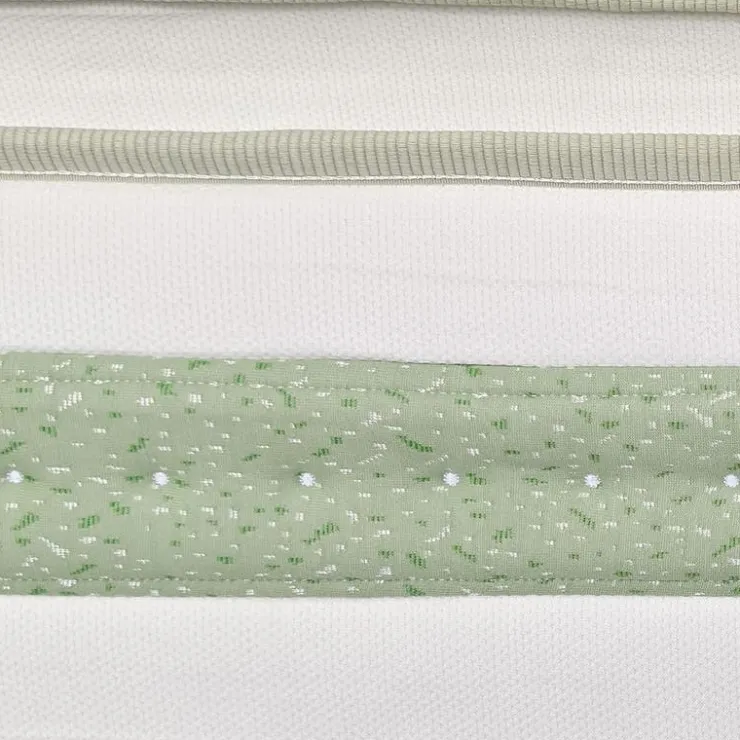 Full Medium-Firm Hybrid Mattress-in-a-Box - 54" Green/White Sale