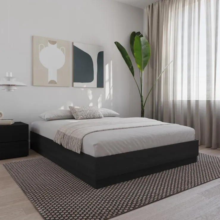 Nexera Full Platform Bed (54") - Black karisma Discount