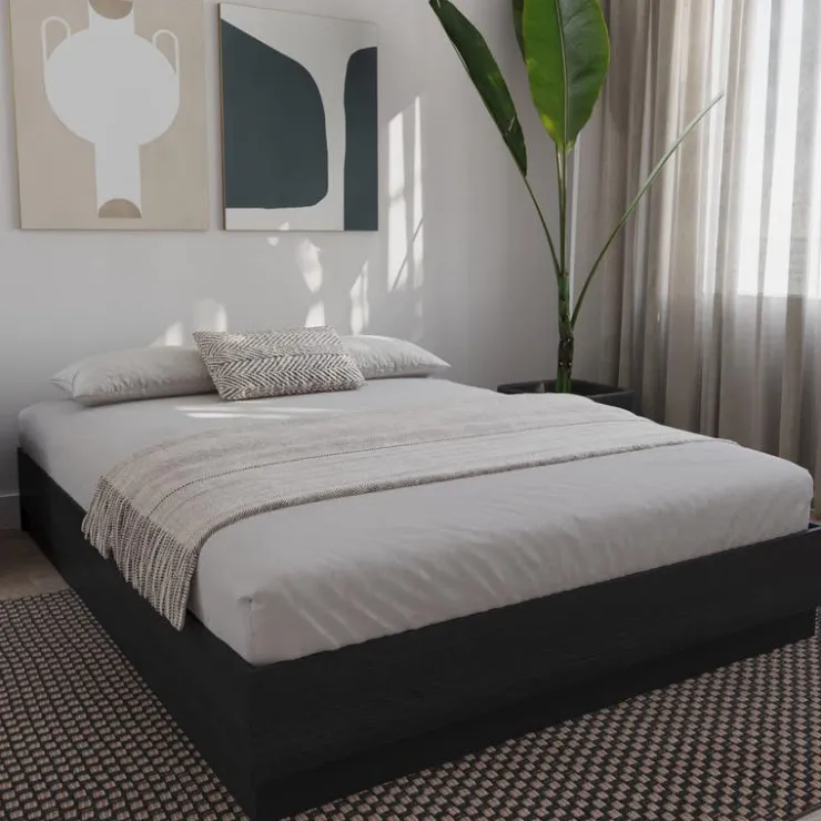 Nexera Full Platform Bed (54") - Black karisma Discount