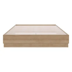 Nexera Full Platform Bed (54") - Brown Oak