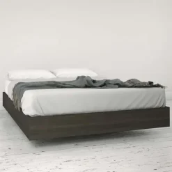Nexera Full Platform Bed (54'') - Dark Grey New