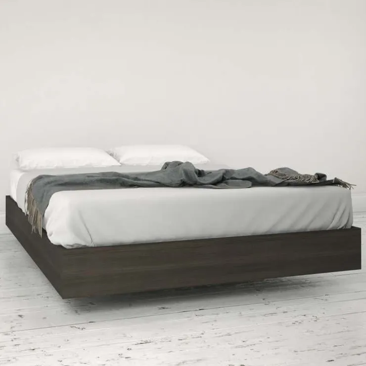 Nexera Full Platform Bed (54'') - Dark Grey New