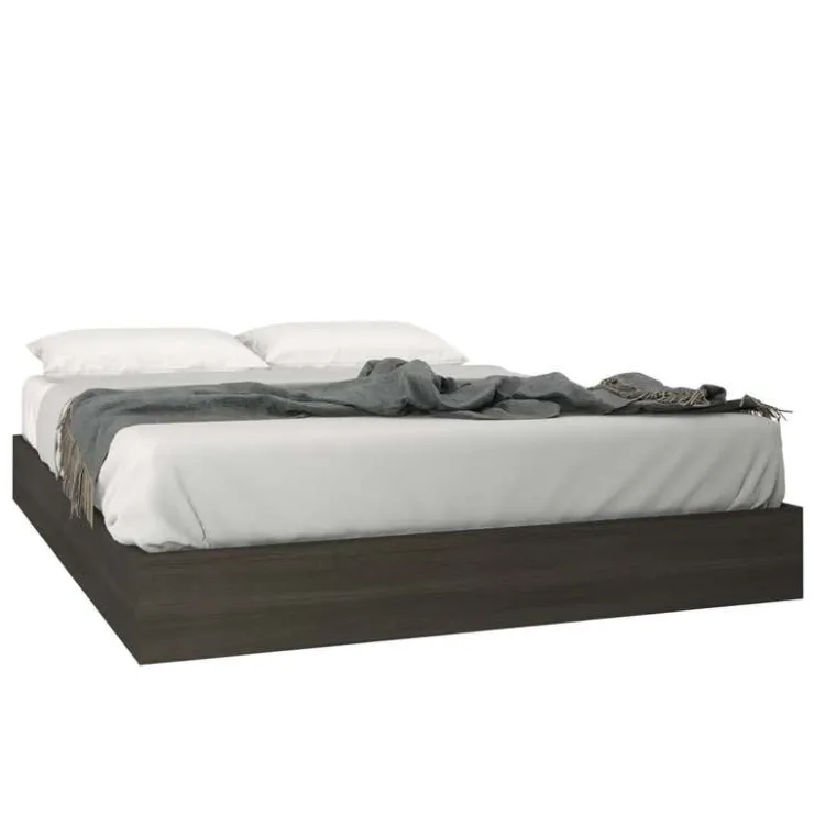Nexera Full Platform Bed (54'') - Dark Grey New