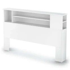 Meubles South Shore Full/Queen Bookcase Headboard (54/60'') - South Shore PURE WHITE Best