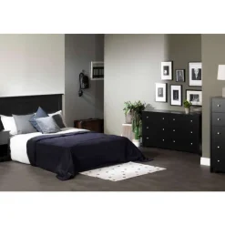 Meubles South Shore Full/Queen Headboard (54/60'') - South Shore PURE BLACK Hot