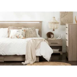 Meubles South Shore Full/Queen Platform Bed (54/60'') - South Shore RUSTIC OAK Discount