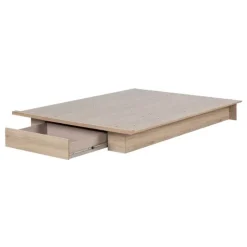 Meubles South Shore Full/Queen Platform Bed (54/60'') - South Shore RUSTIC OAK Discount