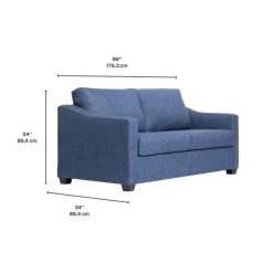 Libra Full-Size Sleeper Sofa - Blue Sale