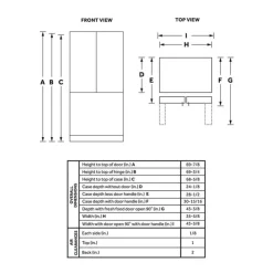 GE Appliances GE 21,9 Cu Ft 36 In Refrigerator Bottom Freezer, French door - GWE22JYMFS Stainless Steel Hot