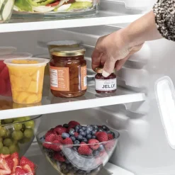 GE Appliances GE 25.1 Cu Ft 36 In Refrigerator Side by side - GSS25IYNFS Stainless Steel Hot