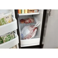 GE Appliances GE 23,2 Cu Ft 33 In Refrigerator Side by side - GSS23GYPFS Stainless Steel Best