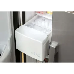 GE Appliances GE 23,2 Cu Ft 33 In Refrigerator Side by side - GSS23GYPFS Stainless Steel Best
