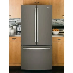 GE Appliances GE 18.6 Cu Ft 33 In Refrigerator Bottom Freezer - GWE19JMLES Slate Online