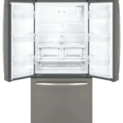 GE Appliances GE 18.6 Cu Ft 33 In Refrigerator Bottom Freezer - GWE19JMLES Slate Online