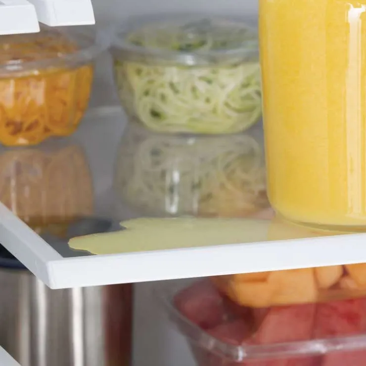 GE Appliances GE 26.7 Cu Ft 36 In Refrigerator Bottom Freezer, French door - GNE27JGMWW White Best