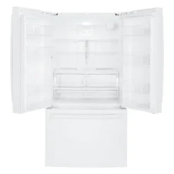 GE Appliances GE 26.7 Cu Ft 36 In Refrigerator Bottom Freezer, French door - GNE27JGMWW White Best