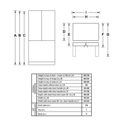 GE Appliances GE 27 Cu Ft 36 In Refrigerator Bottom Freezer, French door - GNE27JMMES Slate Clearance