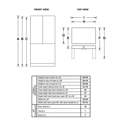 GE Appliances GE 18.6 Cu Ft 33 In Refrigerator Bottom Freezer, French door - GWE19JYLFS Stainless Steel Hot