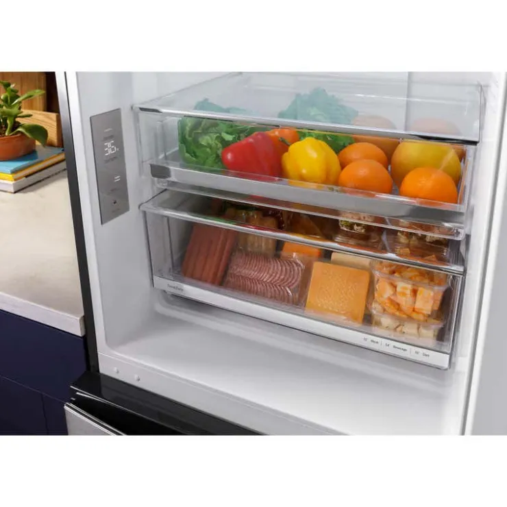 GE Appliances GE 11.9 Cu Ft 24 In Refrigerator Bottom Freezer - GLE12HSPSS Stainless Steel Best