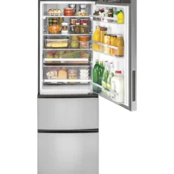 GE Appliances GE 11.9 Cu Ft 24 In Refrigerator Bottom Freezer - GLE12HSPSS Stainless Steel Best