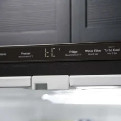 GE Appliances GE 24.8 Cu Ft 33 In Refrigerator Bottom Freezer - GDE25EYKFS Stainless Steel Clearance