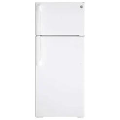 GE Appliances GE 17.5 Cu Ft 28 In Refrigerator Top Freezer - GTE18DTNRWW White Outlet