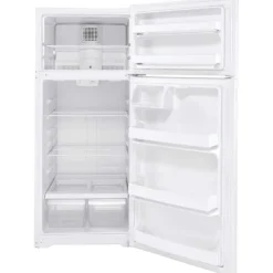 GE Appliances GE 17.5 Cu Ft 28 In Refrigerator Top Freezer - GTE18DTNRWW White Outlet
