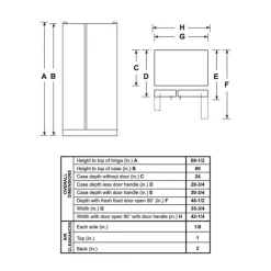 GE Appliances GE 21.8 Cu Ft 36 In Refrigerator Side by side - GZS22IMNES Slate Hot