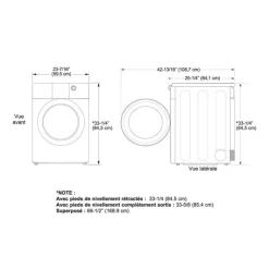 GE Appliances GE 4.1 Cu Ft Dryer Front-Load 23.5