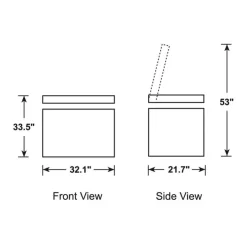 GE Appliances GE 7 cu. ft. Freezer , Honrizontal, 32" - FCM7STWW White Clearance
